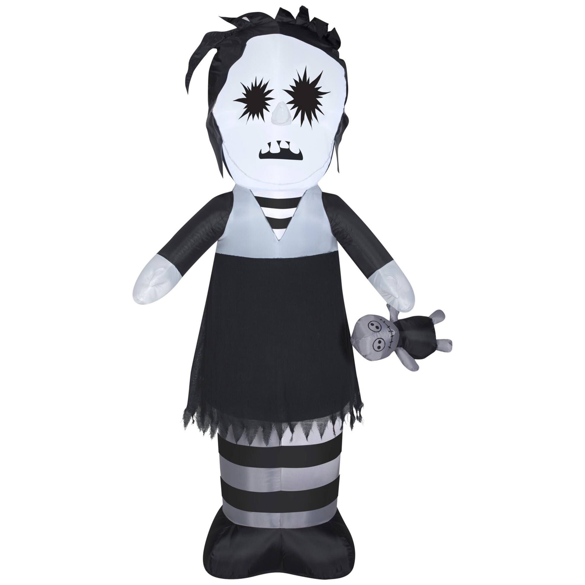 6.5ft. Airblown® Inflatable Hallloween Outdoor Lifeless Girl With Doll